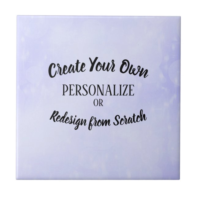 Create Your Own Custom Ceramic Tile (Front)