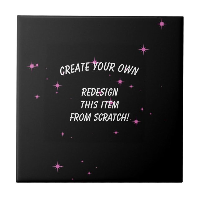 Create Your Own Custom Ceramic Tile (Front)