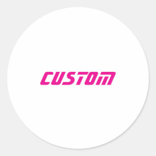 Create Your Own Custom Classic Round Sticker