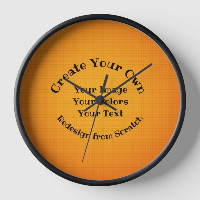 Create Your Own Custom Clock (Front)