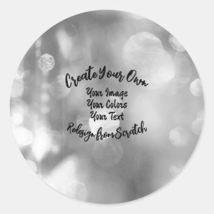 Create Your Own Custom Colour/Design Classic Round Sticker