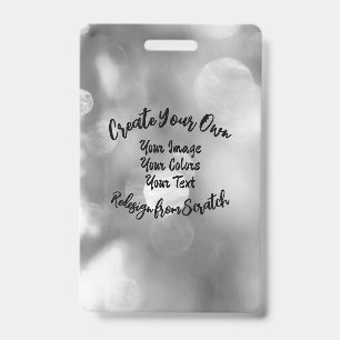 Create Your Own Custom Colour/Design ID Badge