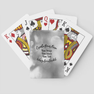 Create Your Own Custom Colour/Design Playing Cards