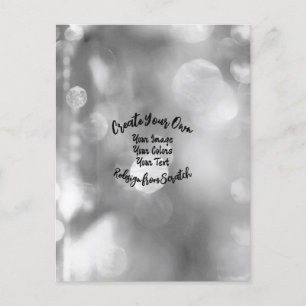 Create Your Own Custom Colour/Design Postcard