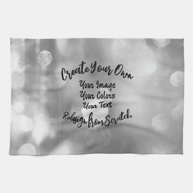 Create Your Own Custom Colour/Design Tea Towel (Horizontal)