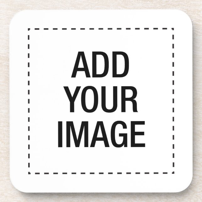 Create your own custom customizeable personalised coaster (Front)