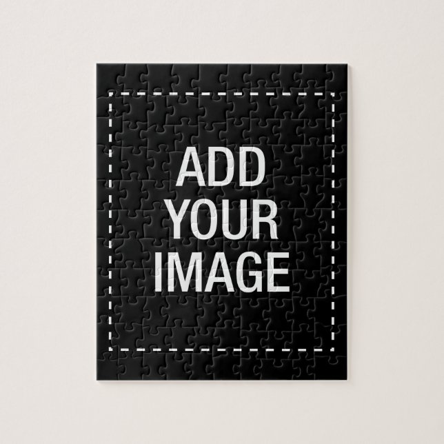 Create your own custom customizeable personalised jigsaw puzzle (Vertical)