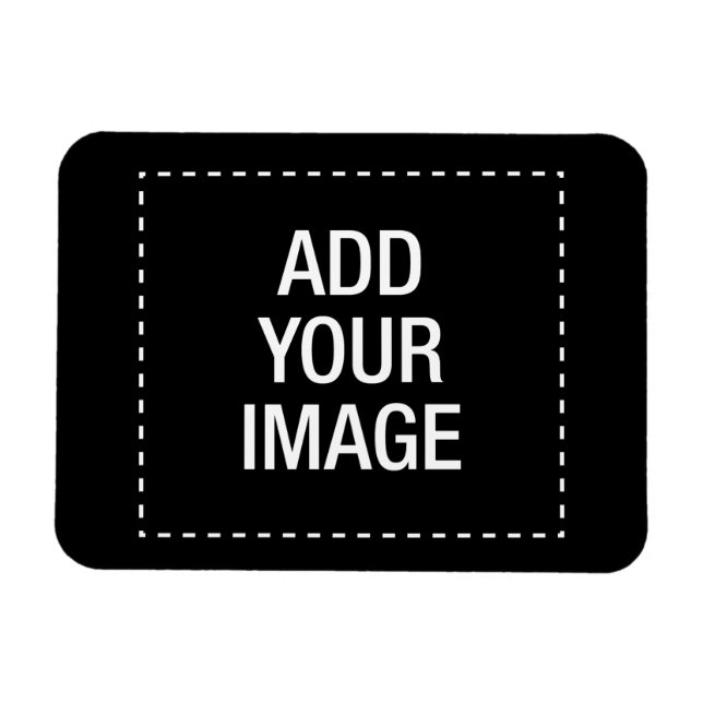 Create your own custom customizeable personalised magnet (Horizontal)