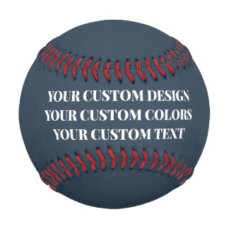 Create Your Own Custom Dark Blue Baseball