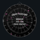 Create Your Own Custom Dartboard<br><div class="desc">High quality, fully customisable products for you to personalise any way you like! We offer a huge collection of easy-to-customise business and school supplies, wedding, party and special event decorations, supplies and favours, custom clothing, accessories and merch for people of all ages, collectable gifts, home decor and more. Visit Pop...</div>