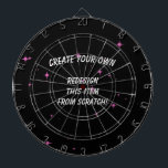Create Your Own Custom Dartboard<br><div class="desc">High quality, fully customisable products for you to personalise any way you like! We offer a huge collection of easy-to-customise business and school supplies, wedding, party and special event decorations, supplies and favours, custom clothing, accessories and merch for people of all ages, collectable gifts, home decor and more. Visit Pop...</div>