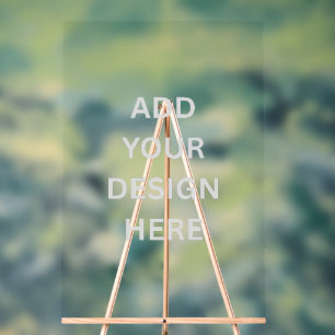 Create Your Own Custom Design 24" x 36" Acrylic Sign