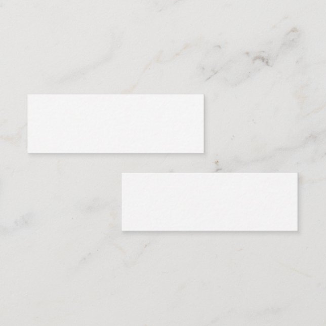 Create Your Own Custom Design 3.0" x 1.0" Mini Mini Business Card (Front/Back)