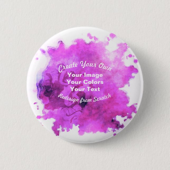 Create Your Own Custom Design 6 Cm Round Badge (Front)