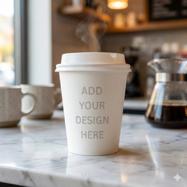Create Your Own Custom Design 8oz Paper Cup  (Creator Uploaded)