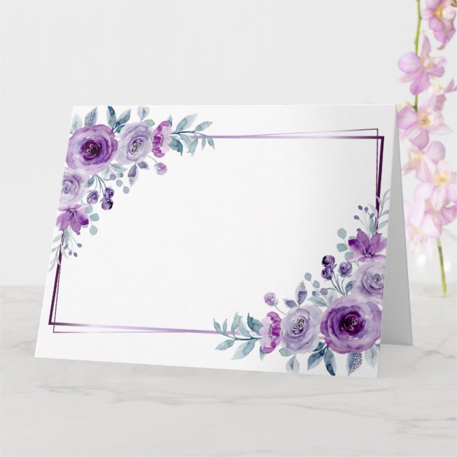 Create Your Own Custom Design Card (Orchid)