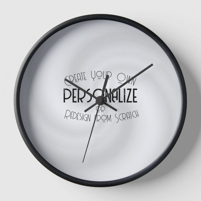 Create Your Own Custom Design Clock (Front)