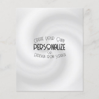 Create Your Own Custom Design Flyer