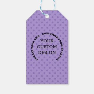 Create Your Own Custom Design Gift Tags