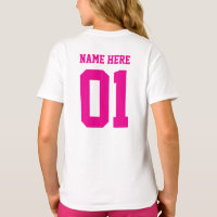 CREATE-YOUR-OWN Custom design Girls Team Number