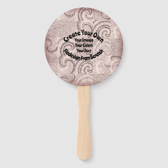 Create Your Own Custom Design Hand Fan (Front)