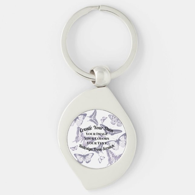Create Your Own Custom Design Key Ring (Front)