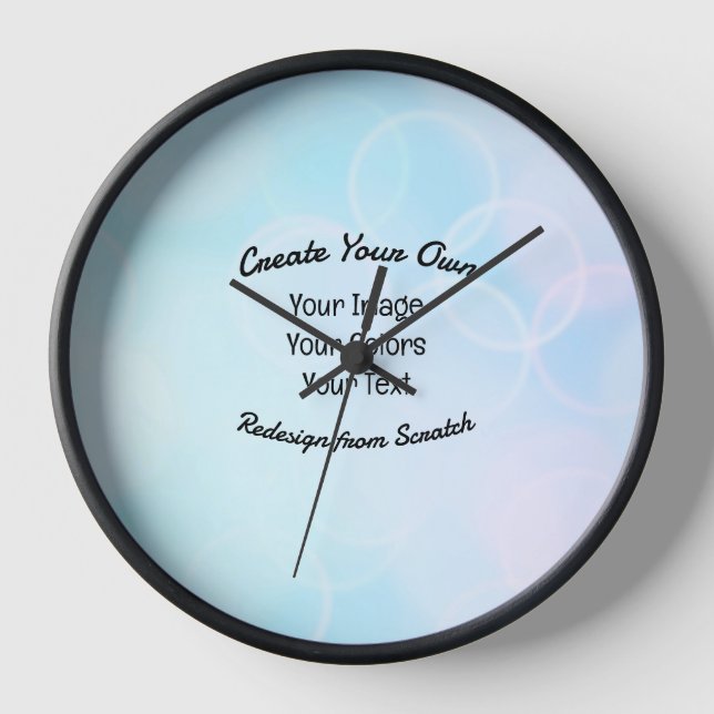 Create Your Own Custom Design/Logo Clock (Front)