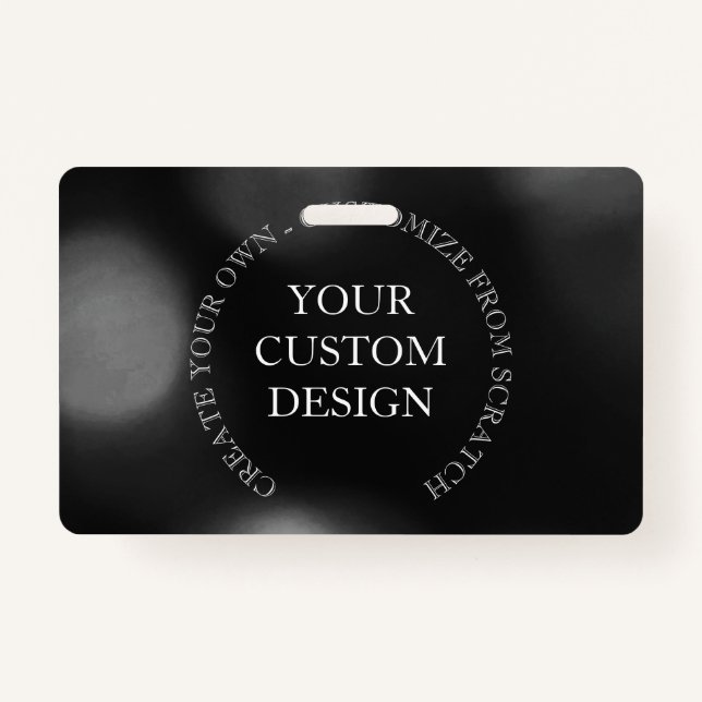 Create Your Own Custom Design/Logo ID Badge (Front)