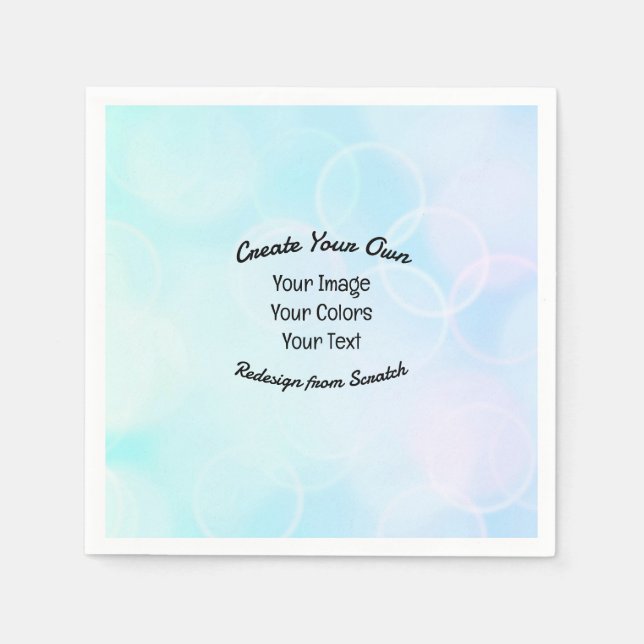 Create Your Own Custom Design/Logo Napkin (Front)