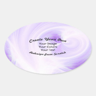 Create Your Own Custom Design Oval Sticker