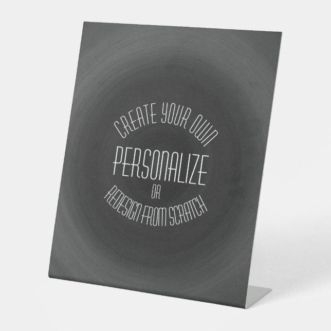 Create Your Own - Custom Design Pedestal Sign (Front)