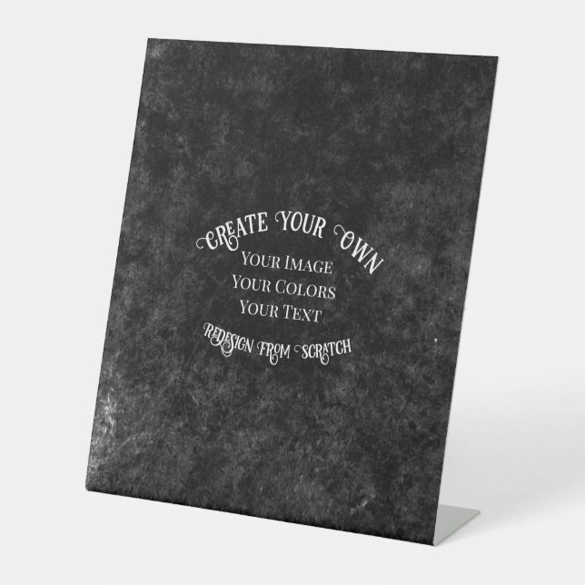 Create Your Own Custom Design Pedestal Sign (Front)