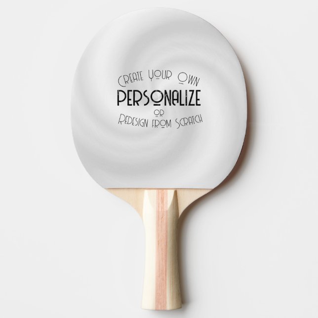 Create Your Own Custom Design Ping Pong Paddle (Front)