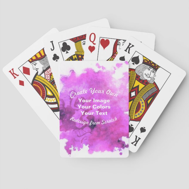 Create Your Own Custom Design Playing Cards (Back)