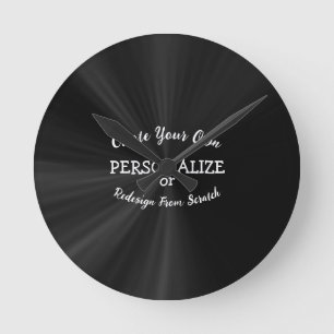 Create Your Own Custom Design Round Clock