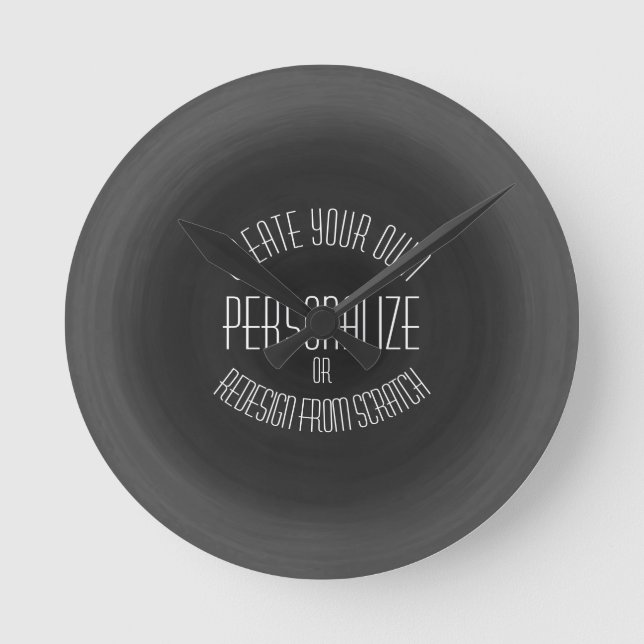 Create Your Own - Custom Design Round Clock (Front)