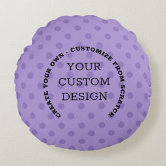 Create Your Own Custom Design Round Cushion