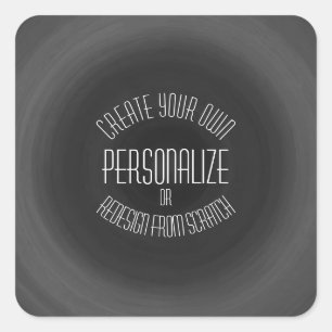 Create Your Own - Custom Design Square Sticker