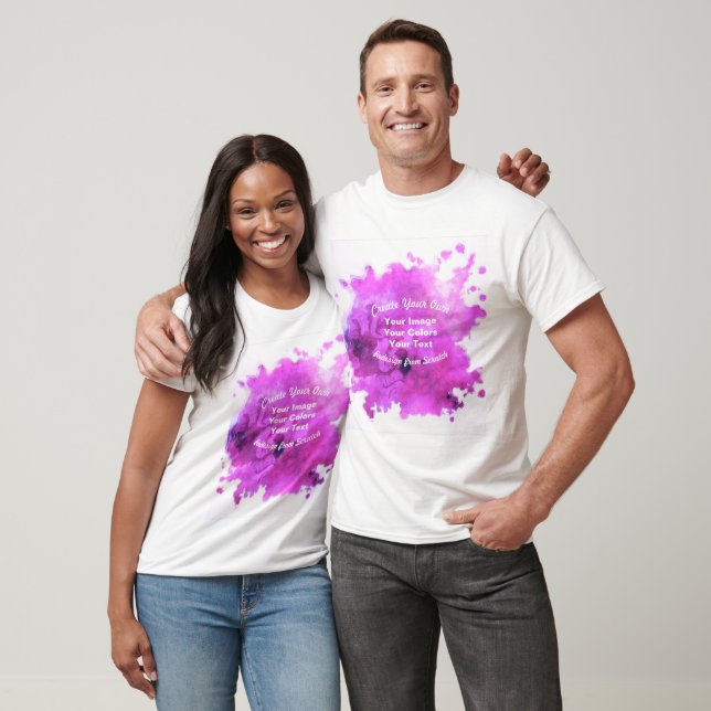Create Your Own Custom Design T-Shirt (Unisex)