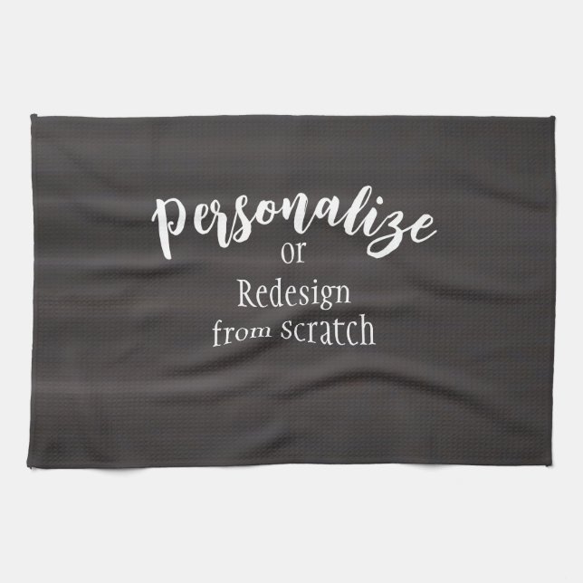 Create Your Own Custom Design Tea Towel (Horizontal)