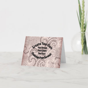 Create Your Own Custom Design Thank You Card