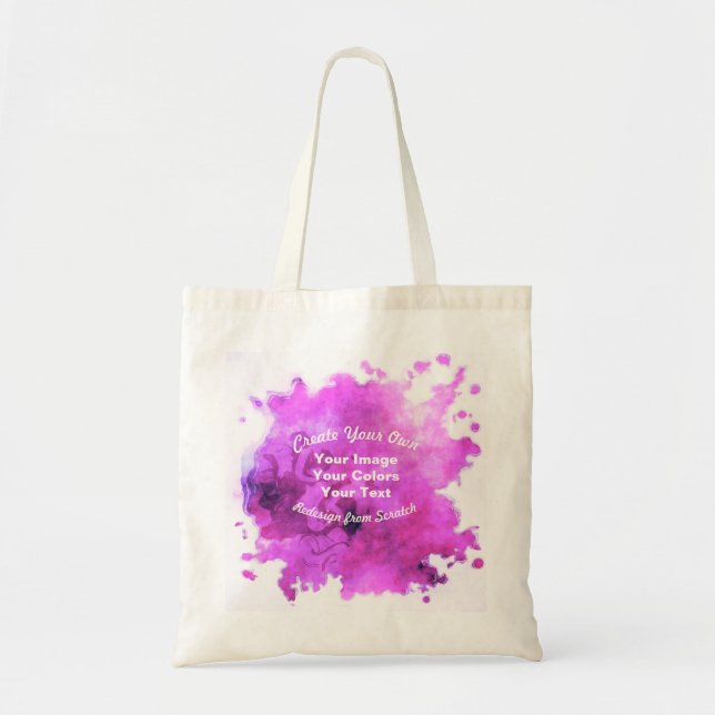 Create Your Own Custom Design Tote Bag (Front)