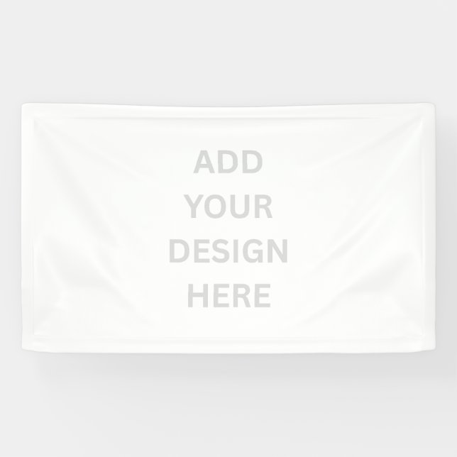 Create Your Own Custom Design Vinyl Banner 3' x 5' (Horizontal)
