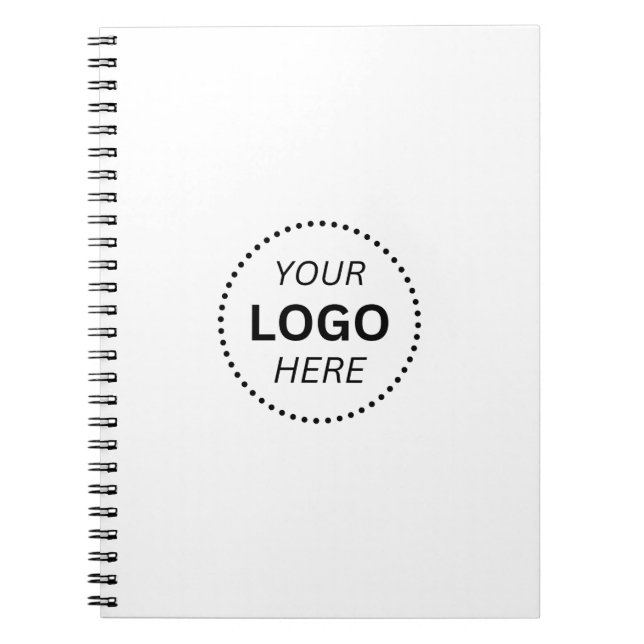 Create Your Own Custom Design White Spiral Photo Notebook (Front)