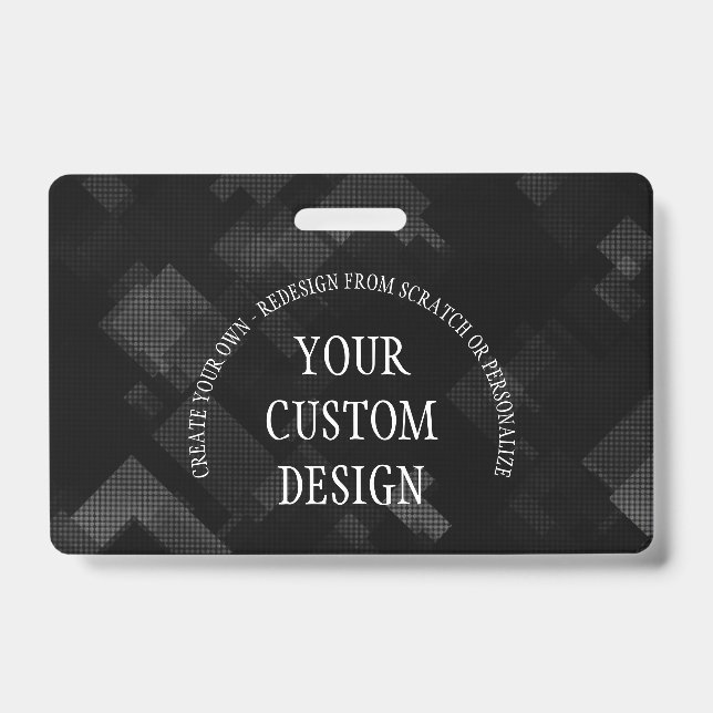 Create Your Own Custom Designed ID Badge (Front)