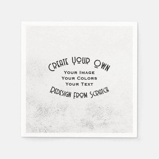 Create Your Own Custom Designed Napkin (Front)