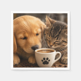 Create your own custom dog and cat napkin
