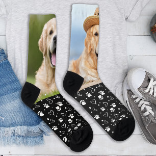 Create Your Own Custom Dog Paw Prints 2 Pet Photo Socks