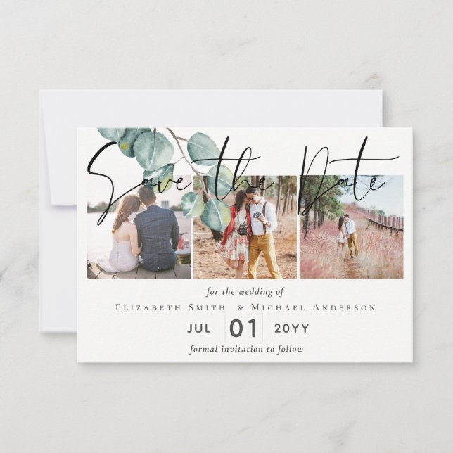 Create Your Own Custom Eucalyptus Greenery Wedding (Front)