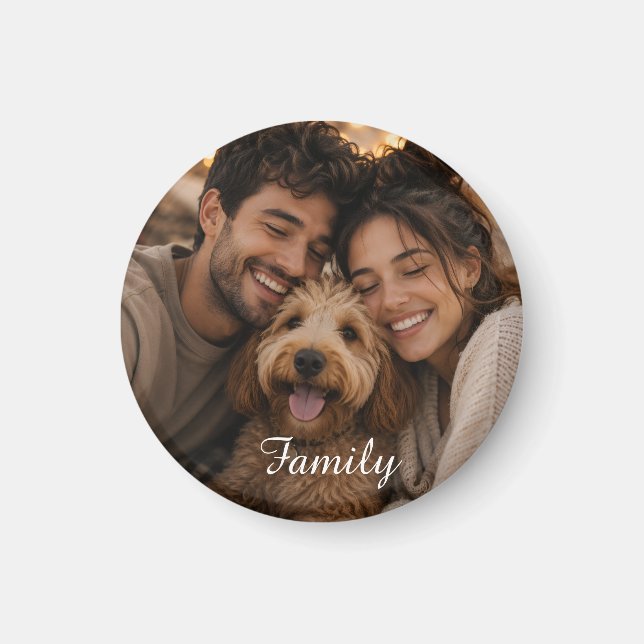 Create your own custom family magnet (Front)
